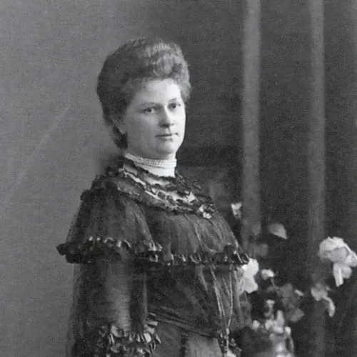 Historisches Porträt von Helene Oeding